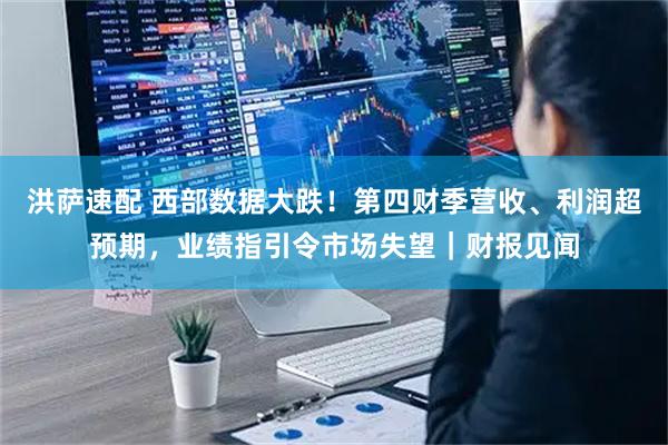 洪萨速配 西部数据大跌！第四财季营收、利润超预期，业绩指引令市场失望｜财报见闻